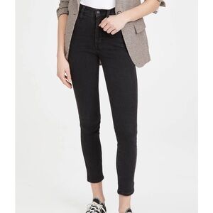 Madewell High Riser Skinny Black Jeans​​